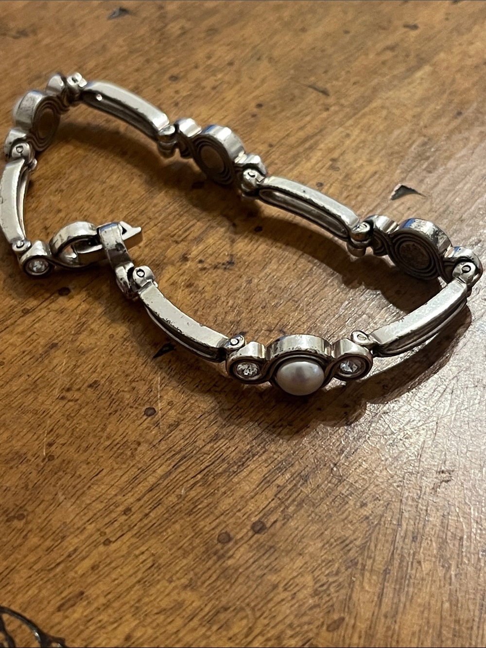 Brighton Infinity Sparkle Silver Crystal Bracelet